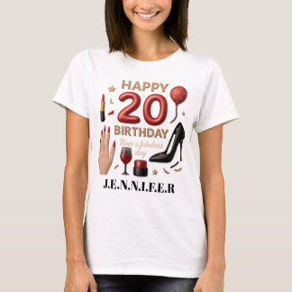 20th birthday Women's Basic T-Shirt