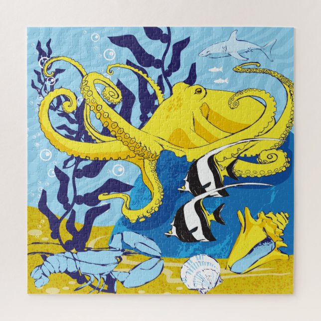 20x20 Ocean Puzzle pour les personnes aveugles (Vertical)