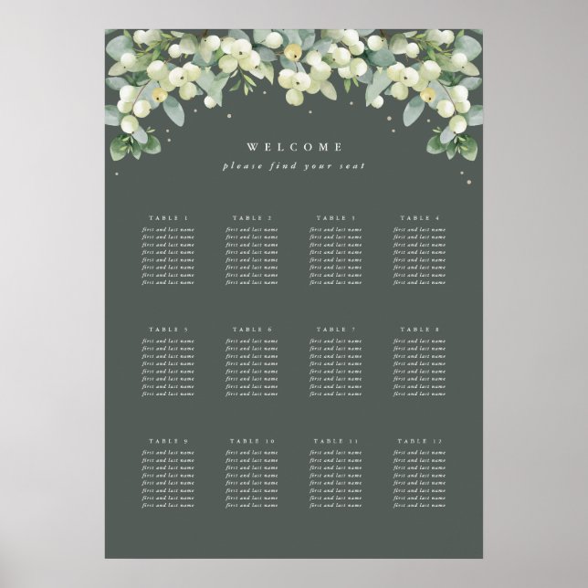 20x28" 12 Tableaux de 8 Mariages Poster du tableau (Devant)