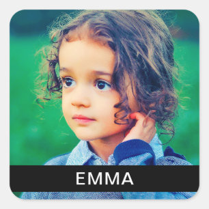 20x Sticker Étiquettes de livre votre photo et tex