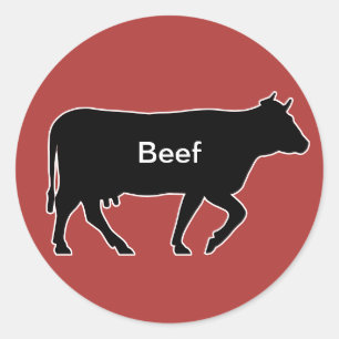 20x Stickers Meal Choice Beef