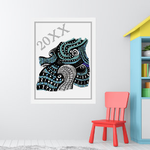 20XX Abstrait Graphic Art poster