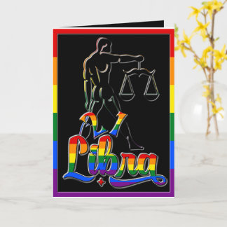🌈 21 & Fabuleux Gay Libra Carte d'anniversaire 🎉