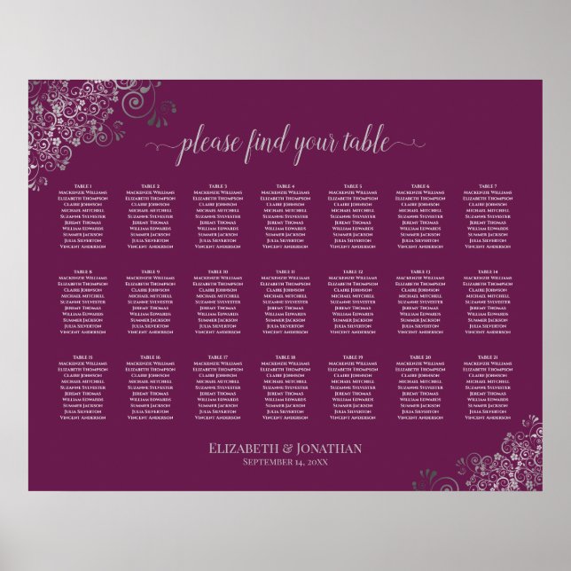 21 Mariage de table Argent de tableau sur Cassis (Devant)