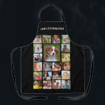21 photos personnalisées Tablier noir avec nom<br><div class="desc">Rendez vos moments de cuisine encore plus spéciaux avec la Grille Personnalisée 21-Photo Black Apron avec Nom. Doté d'un étonnant tissu noir et d'une grille personnalisée de 21 photos, cet tablier est le moyen idéal de présenter vos souvenirs préférés pendant que vous cuisinez. Que ce soit des photos de famille,...</div>