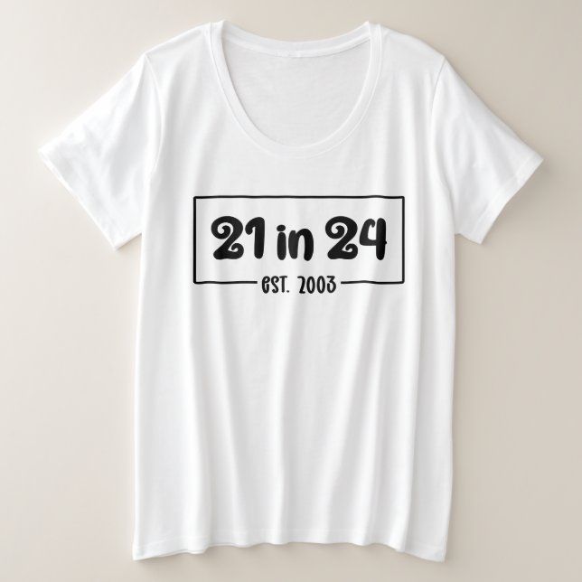 21e anniversaire 21 en 24 Est 2003 Anniversaire (Design devant)