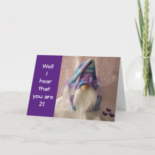 **21e ANNIVERSAIRE** BIENVENUE À LA CARTE ADULTHOO