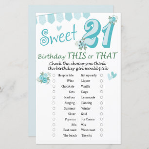 21e anniversaire de ce ou ce jeu