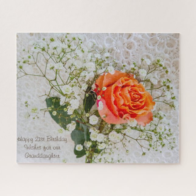 21e anniversaire, grand-fille Jigsaw Puzzle (Horizontal)