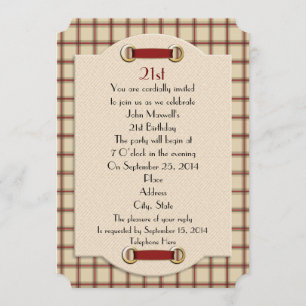 21e fête d'anniversaire invitation officielle à l'