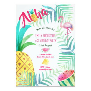 Invitations Faire Part Tropical Zazzle Fr