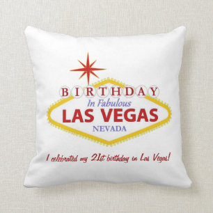 21ème anniversaire dans le coussin de Las Vegas