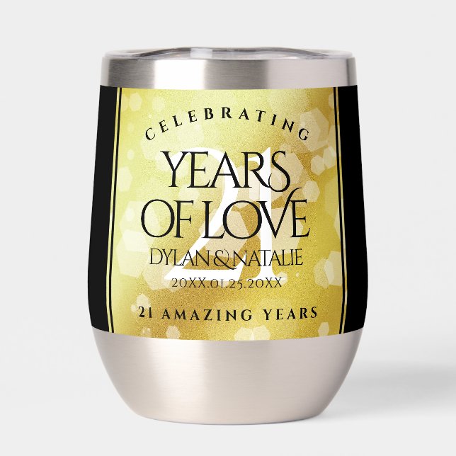 21ème anniversaire de Mariage en laiton (Arrière)