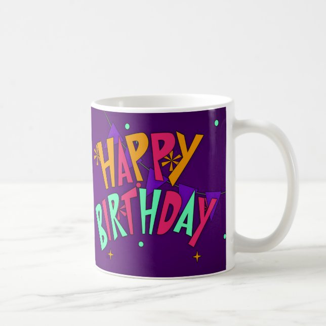 21ème Cadeau d'anniversaire, blanc tasse blanche (Droite)