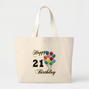 21ème sac fourre-tout heureux à anniversaire ave