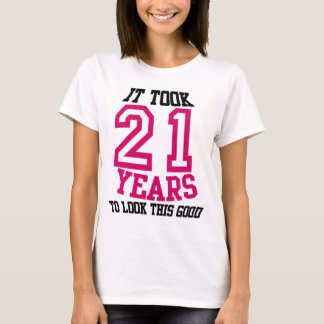 21ème T-SHIRT d'anniversaire