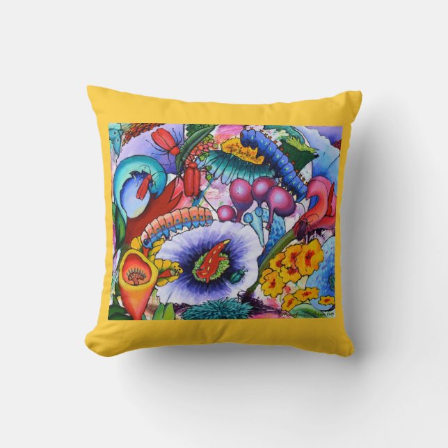 2240 créatures dans notre coussin de jardin - (Recto)