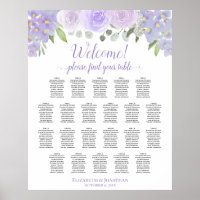 22 Tableau Lavande Mariage floral