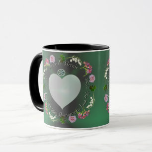 22e Mug à l'anniversaire du Mariage floral