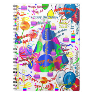 23 septembre Carnet d'anniversaire Sept,