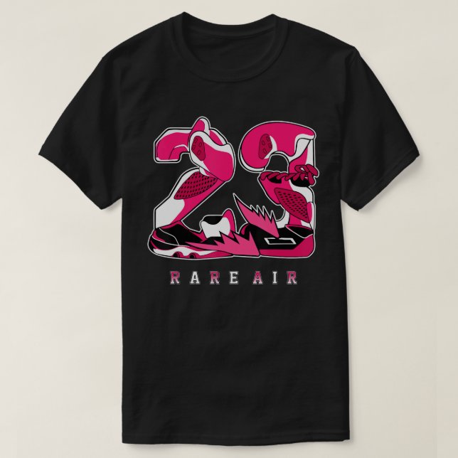 23 T-shirt Rare Air Dunk Low Hyper-Rose Matching (Design devant)