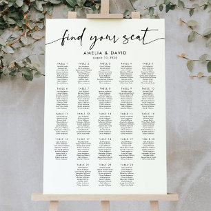 23 Tableaux Trouvez Votre Siège Tableau De Sièges