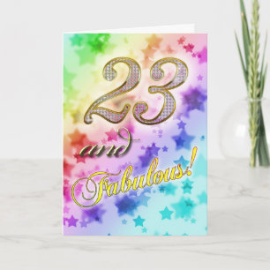 23ème Invitation de fête d'anniversaire