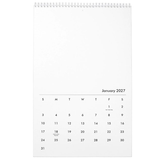 24 Calendrier du coucher de soleil violet (Jan 2027)