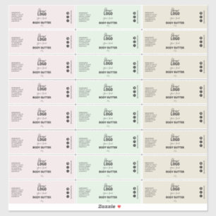 24 Étiquettes à thème bio naturel Beurre