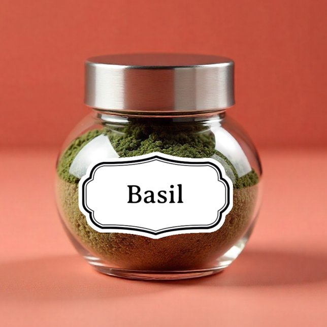 24 herbes et épices de cuisine autocollants étique (Créateur téléchargé)