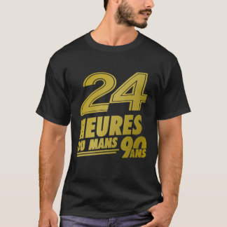 24 Heurs Du Le Mans 90 Ans Gold T-shirt