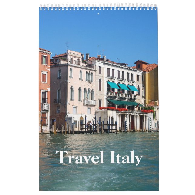 24 mois Voyage Italie Calendrier imprimé personnal (Protection)