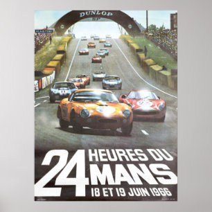 24 Poster Heures Du Mans