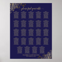 24 Tableau Gold Marine Bleu Chic Mariage Tableau d