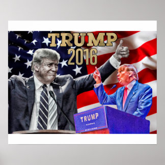 24" x 20", affiche de Donald Trump