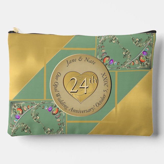 24e anniversaire de l'Opale Imprimé Coupe Sac à co (Recto)