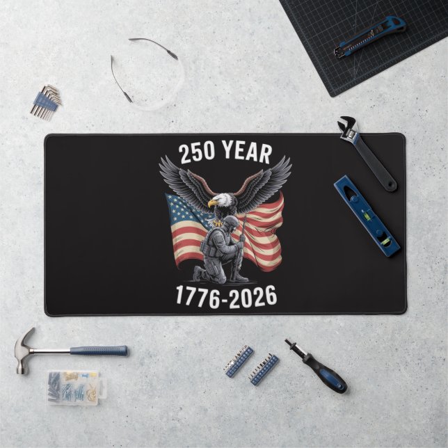 250 Ans 250e Anniversaire États-Unis 4 juillet (Poste de travail)