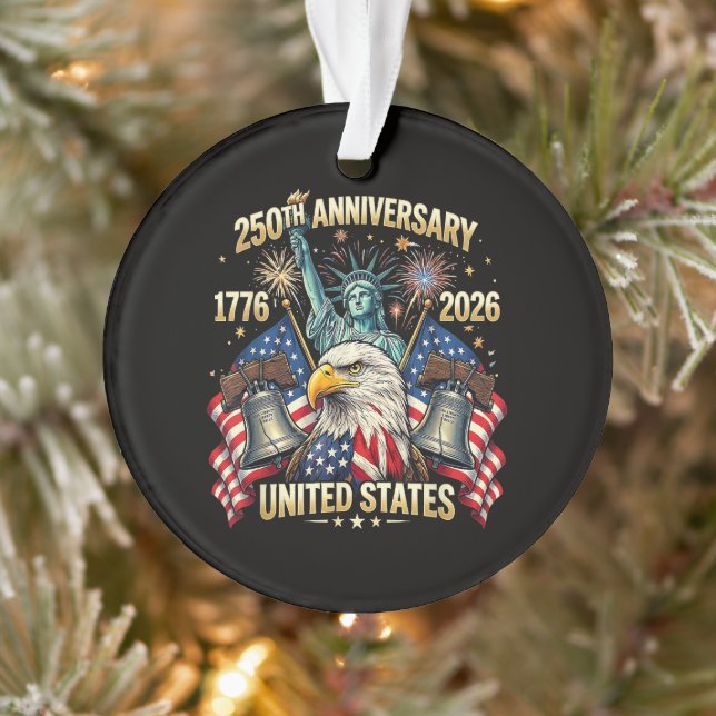 250 Ans Anniversaire Américain 1776-2026 Drapeau U (Arbre)