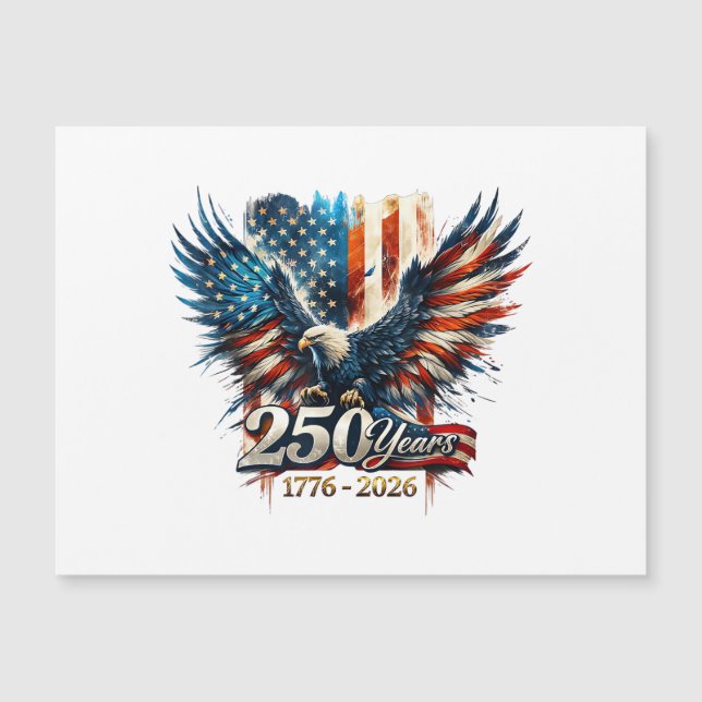 250 Ans d'Amérique Anniversaire 250e Indépendance  (Devant)