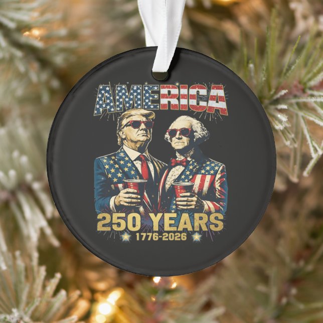 250 Ans d'Amérique Anniversaire 250e Trump (Arbre)