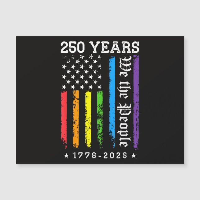 250 Ans de Drapeau de Fierté LGBT Américain 250e A (Devant)