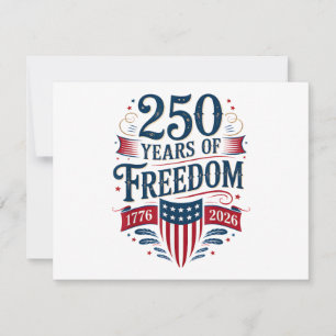250 Ans de Liberté 1776 2026 4 Juillet 250e Annive