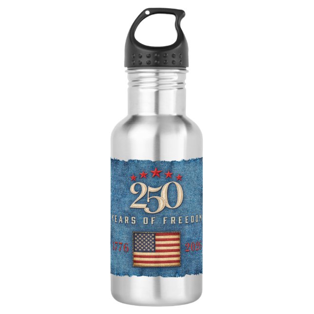 250 Ans de Liberté - Bouteille d'Eau (Devant)