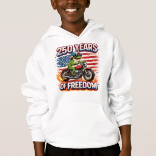 250 Ans De Liberté Patriotique Grenouille Motard U