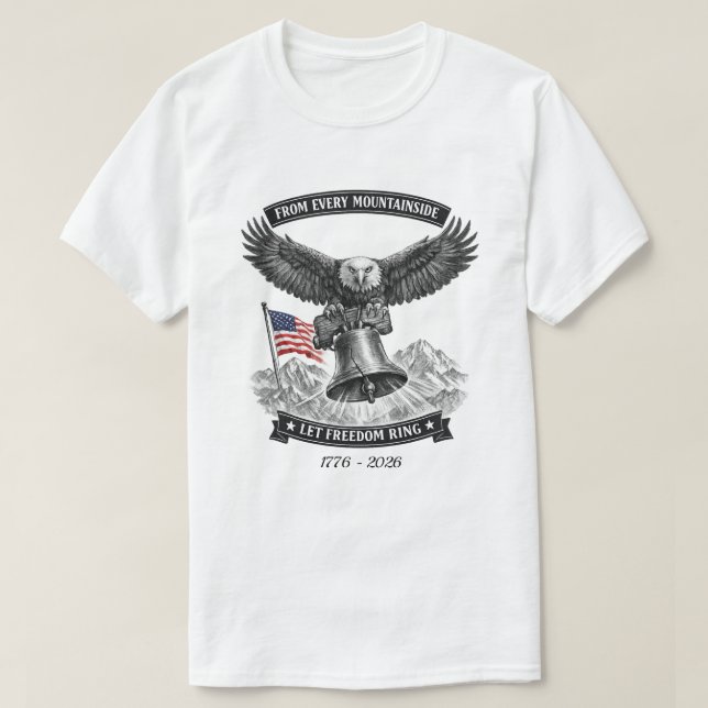 250 Ans États-Unis -28a T-Shirt (Design devant)