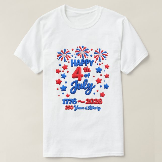 250 Ans USA -18a T-Shirt (Design devant)