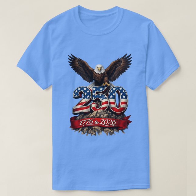 250 Years USA -5 T-Shirt (Design devant)