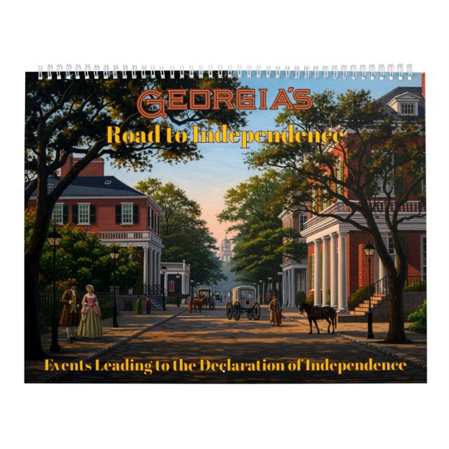 250e anniversaire - Calendrier de l'État de Géorgi (Protection)