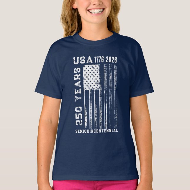250Th Anniversary USA 4Th Of July T-Shirt (Devant)