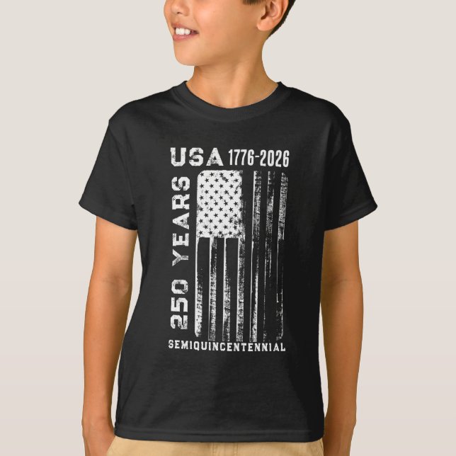 250Th Anniversary USA 4Th Of July T-Shirt (Devant)